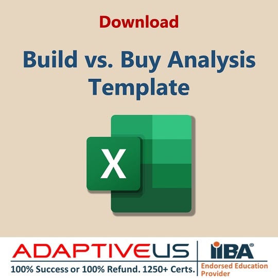 Build vs Buy Analysis Free Decision Matrix Template